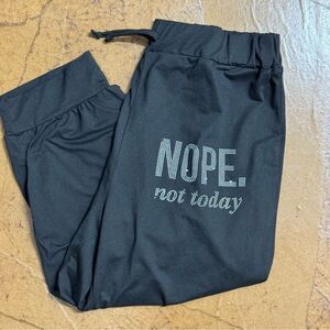 SHEIN Women’s Black Capri Sleepwear Size L